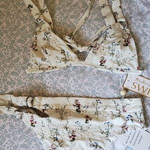 For Love and Lemons Eyelet Buckle Bikini Set